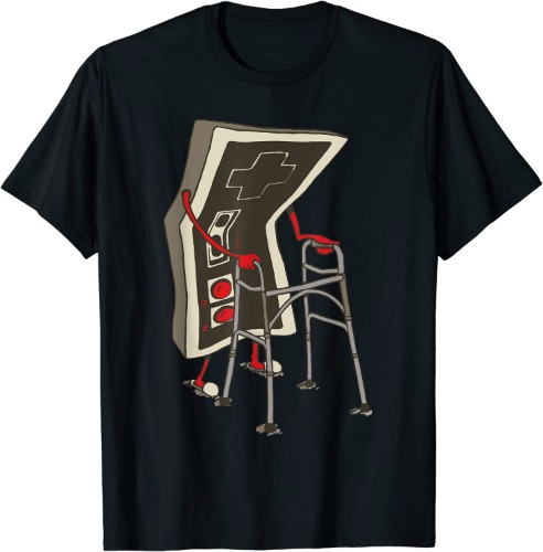 Old Gamer Tshirt Retro Video Game, Old Gamer T-shirt