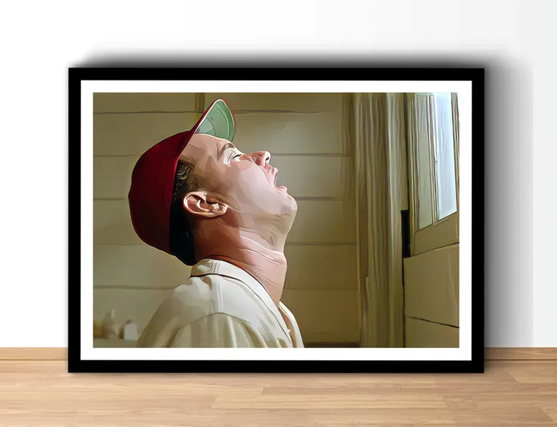 A League Of Their Own Movie Poster Print - Funny Bathroom Scene - Funny Digital Oil Painting - Movie Posters