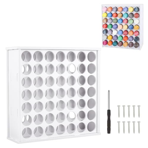 49-Hole Craft Paint Storage Organizer
