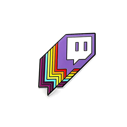 Twitch Collectible Enamel Pin - Twitch Unity Rainbow Pin