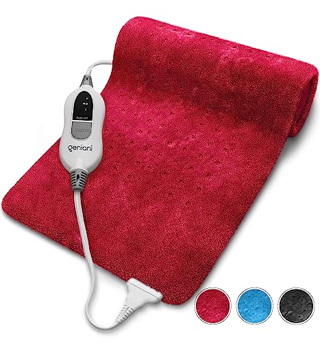 GENIANI XL Heating Pad for Back Pain & Cramps Relief, Heat Patches with Auto Shut Off, Machine Washable, Heat Pad, Gifts for Women, Gifts for Men, Heat Patch (Viva Magenta) - X-Large (Pack of 1) - Viva Magenta