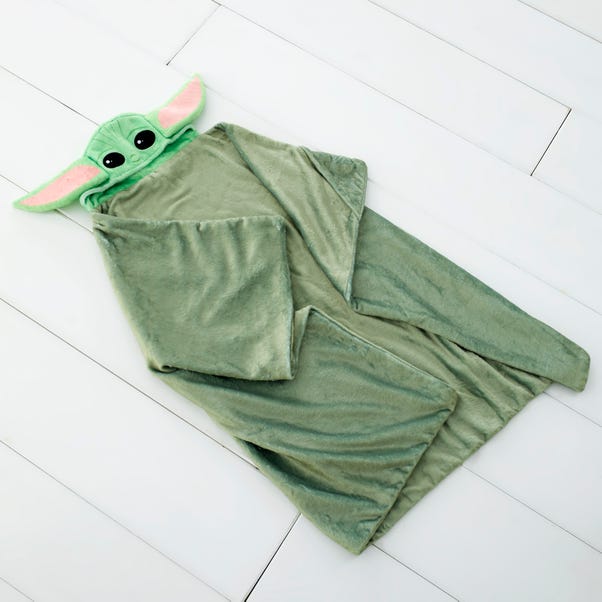 Star Wars Baby Grogu Hooded Blanket | Dunelm