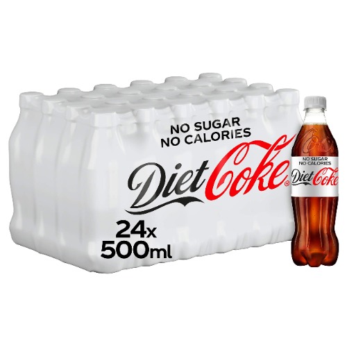 Diet Coke 24 x 500ml Bottles