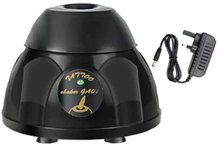 Mini Vortex Mixer Shaker, 4200rpm Electric Liquid Shaker, Tattoo Pigment Paint Glue Ink Mixer Machine with Touch Control for Nail Salon Artists Studio Tattoo Shop Lab School Agitator (Corded)