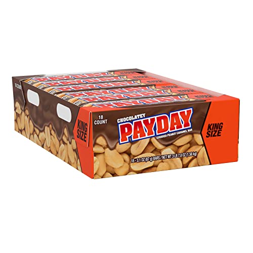 PayDay Chocolatey Payday Candy Bar, 3.1 ounces (Pack of 1) |K Size