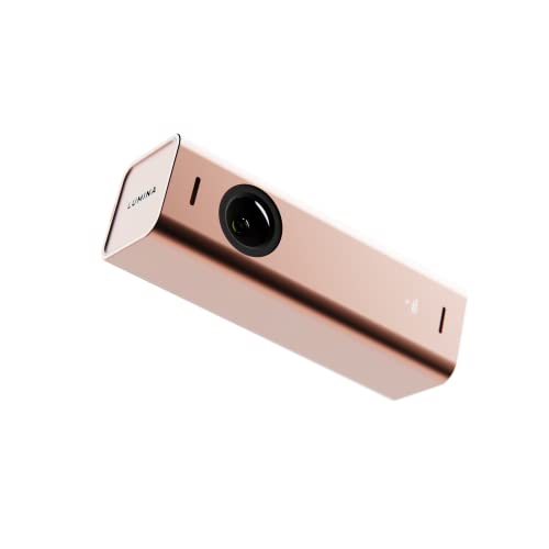 Lumina 4K Webcam: Studio-Quality Webcam Powered by AI. Look Great on Every Video Call. Compatible with Mac and PC (Rose Gold) - Rose Gold