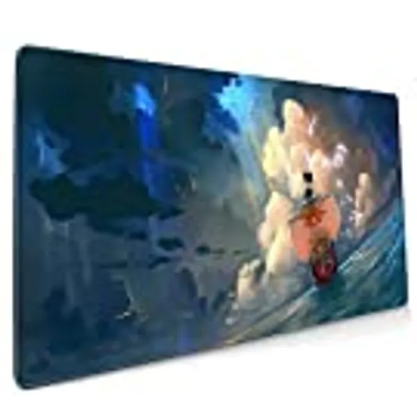 One_Piece Mouse Pad Anime Mouse Pad Gaming Mouse Pad Large Mouse Pad,Extended Desk Mat Desk Pad for Keyboard and Mouse Suitable.15.7×35.4 in B