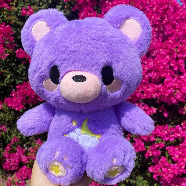 Kawaii Pastel Purple Bear Plush Toy