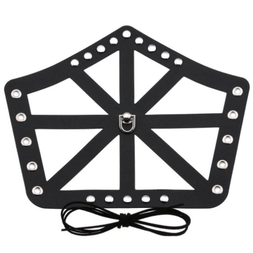 Hollow Wrist Cuff - Black / D-Ring