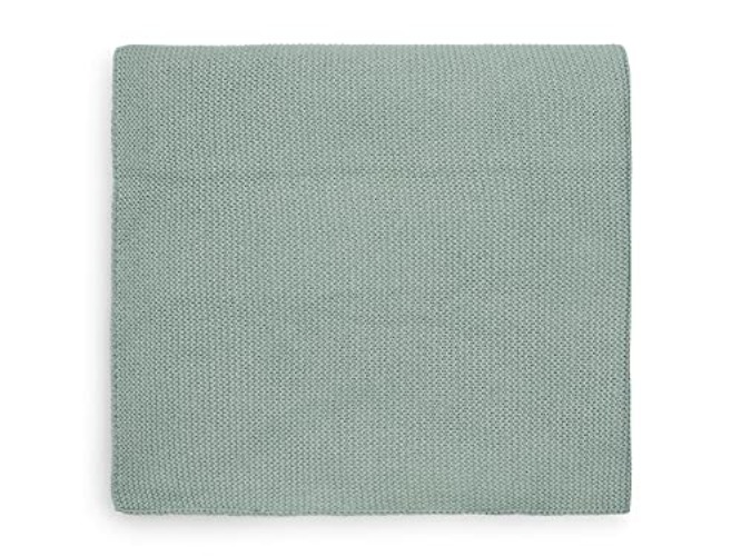 Jollein Baby blanket Basic Knit 75 x 100 cm - Forest Green - Green