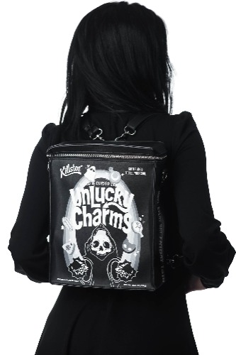 Unlucky Backpack | One Size / Black / 100% PU