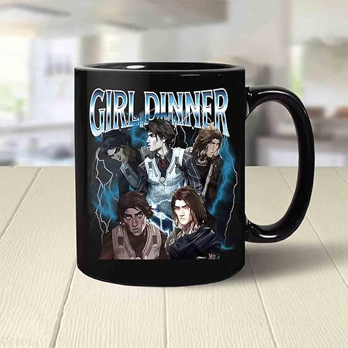 TigerTales Journey Viktor Arcane Vintage League# of Legends# Anime Apparel fanmerch lol Black Mug (Black, 11oz) - 11oz