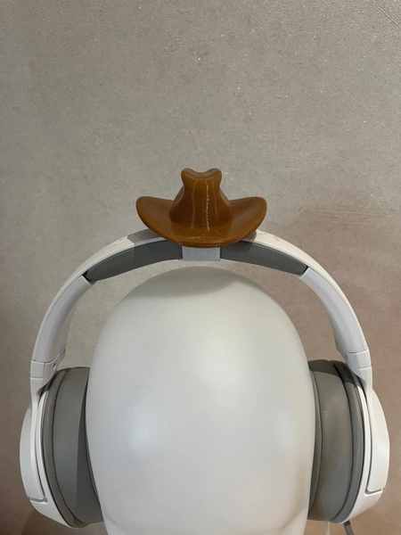 Cowboy hat for Headphones / Headset for streaming anime cosplay