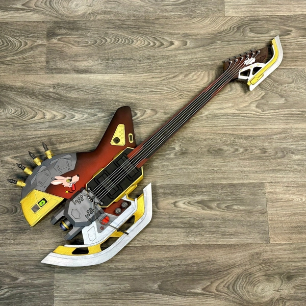 Fuse's Heirloom Razor's Edge Guitar Battle Royale 3D Printed Prop Toy Fan Art Decor