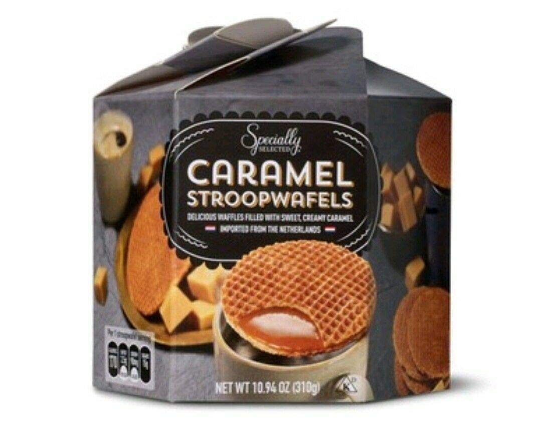 SPECIALLY SELECTED CARAMEL STROOPWAFELS Imported from the Netherlands - Caramel 10.94 Ounce (Pack of 1)