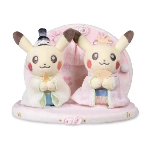 Princess Festival Paired Pikachu Plush