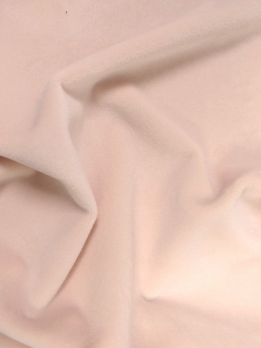 Blush Stretch Mochi Plush Minky / Soft Solid Fabric by the Yard | Default Title