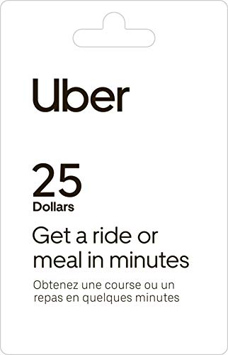Uber Gift Card $25