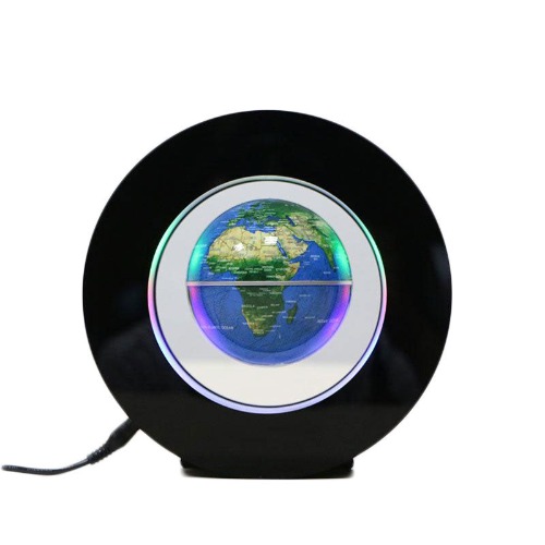 Magnetic Floating Globe with LED light - gold