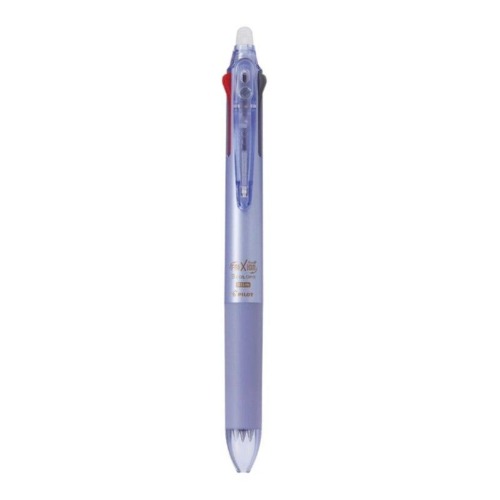 Japanese Pilot FriXion Erasable Tricolor Pen - Lavender Purple / Pen