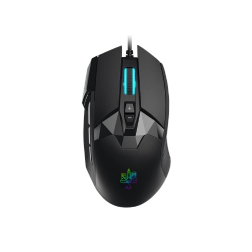 MOJO Pro Performance Silent Gaming Mouse - Wired Gaming Mouse w/ 9 Programmable Buttons including Sniper (rapid fire) key, 12000 DPI, 1000 Hz, Force Adjustable Buttons, Custom Gamer Profiles, and more - Pro Performance