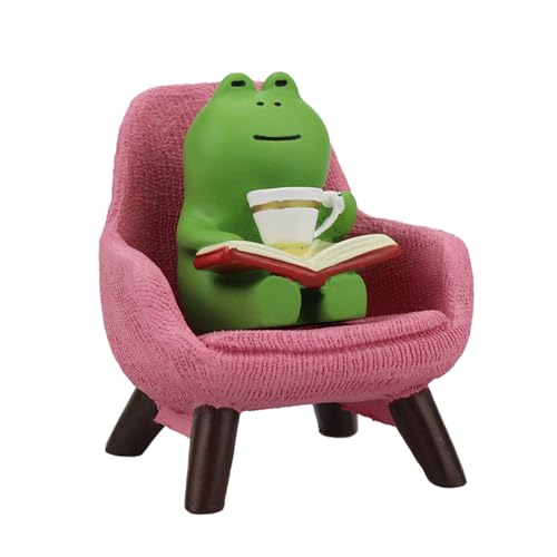 Refintural Miniature Frog Figurines - Funny Frog