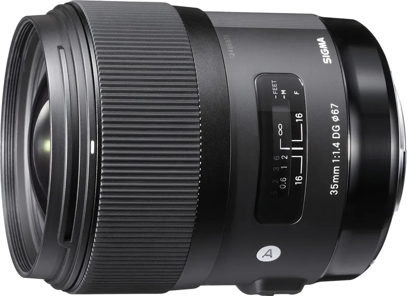 Sigma 35mm F1.4 Art DG HSM Lens for Canon, Black, 3.7 x 3.03 x 3.03 (340101) - 