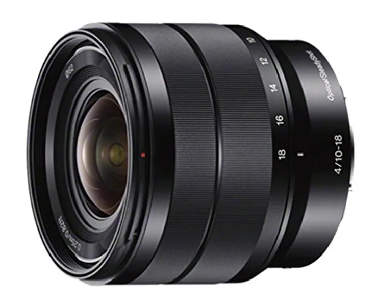 Sony - E 10-18mm F4 OSS Wide-Angle Zoom Lens (SEL1018),Black - Lens only