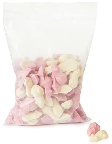 Hannahs Pink and White Large Chocolate Candy Mice, 1 kg