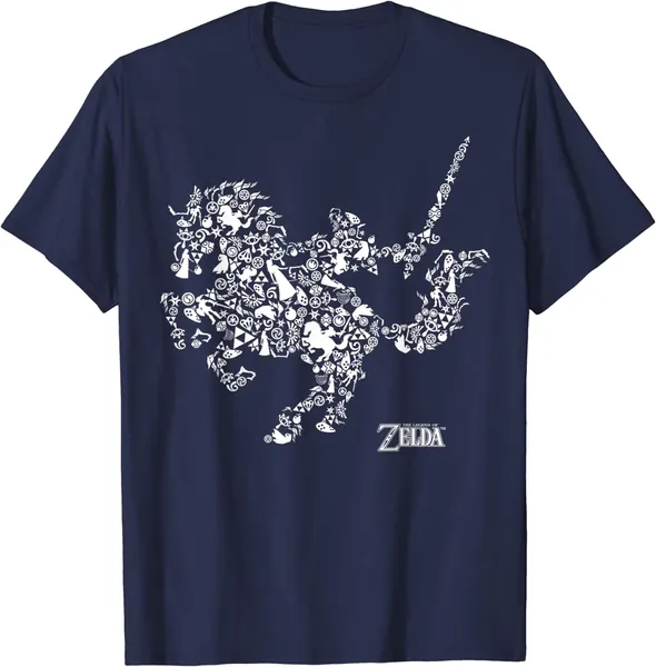 Nintendo Legend Of Zelda Horse Symbols Graphic T-Shirt