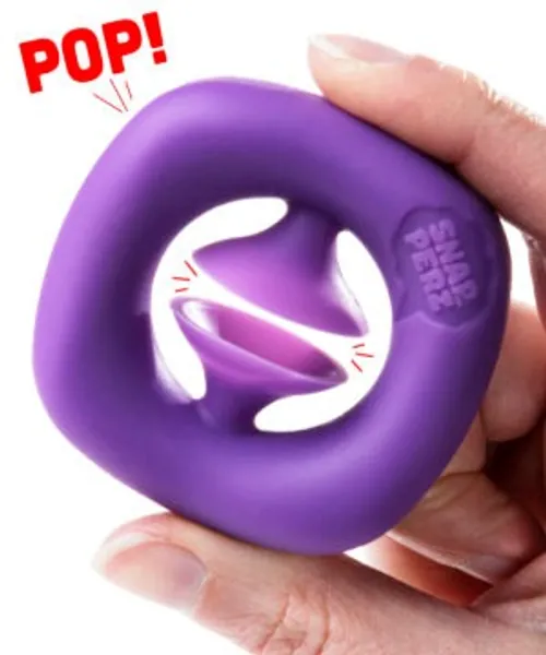 Snapperz: A fidget toy that makes a satisfying snapping sound.