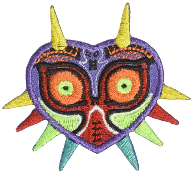 Majora's Mask Legend of Zelda Embroidered Iron on Patch Appliqué - 