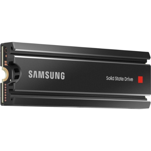 SAMSUNG 980 PRO SSD 2TB w/Heatsink PCIe Gen 4 NVMe M.2 Internal Solid State Drive, Heat Control, Max Speed, PS5 Compatible - 980 PRO