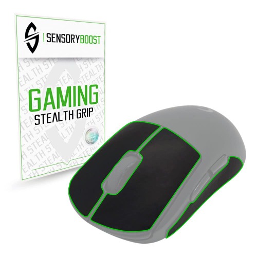SensoryBoost | Griptape/Aufkleber Set für Logitech G PRO Wireless Gaming Maus, Anti-Rutsch, Selbstklebend, Vorgeschnitten, Schweißabsorbierend, Upgrade-Kit