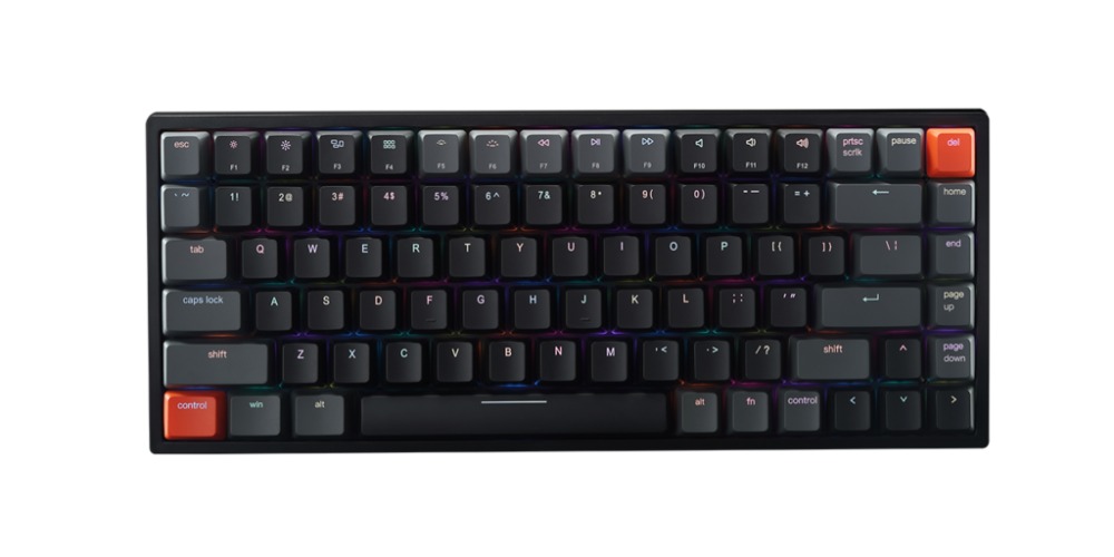 Vissles V84:  Wireless Mechanical Keyboard | Hot-Swappable | ABS-Black / Pre-installed Blue Switch
