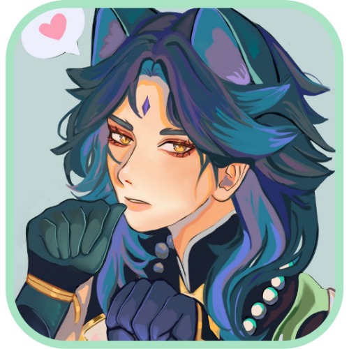 cat boy xiao print - 11x17