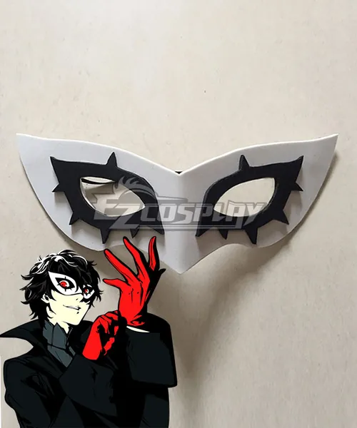 Persona 5 Joker Protagonist Akira Kurusu Ren Amamiya Mask Cosplay Accessory Prop