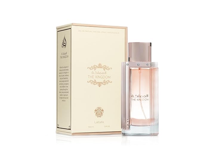Lattafa The Kingdom Eau De Parfum Spray for Women, 3.4 Ounce - The Kingdom Women - 3.4 Fl Oz (Pack of 1)