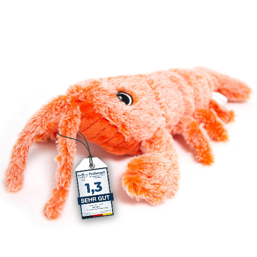 PetTec Interactieve Vis kattenspeelgoed, Elektrisch Bewegend Speelgoed met Navulbare Kattenkruidzakjes, Afwasbaar Pluche, 3 Snelheden, Incl. USB Kabel, Stimulatiespelen & Jachttraining voor Poes - Hummer € 18,84