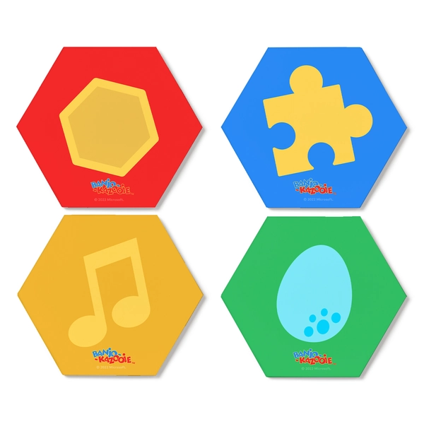 Banjo-Kazooie Hexagonal Coaster Set