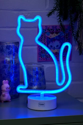 Mini Cat Neon Desk Lamp