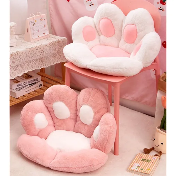1pc/ 2 Sizes Soft Cozy Paw Pillow Cushion for Chair