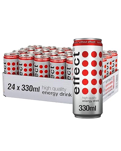 effect CLASSIC Energy Drink - 24 x 0,33l Dose - Koffeinhaltiger Energie Drink mit dem klassischen effect Geschmack - Die perfekte Erfrischung für den Alltag - 24 x 0,33l