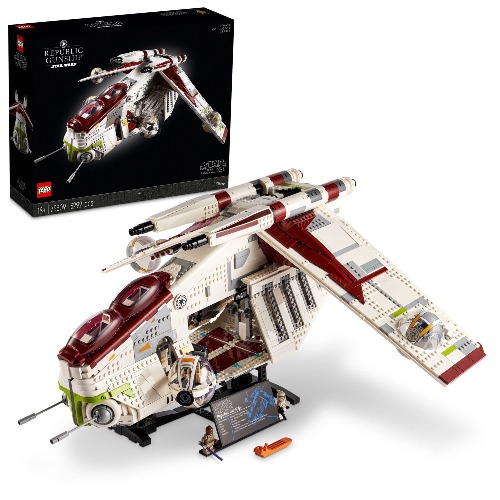LEGO Star Wars Republic Gunship 75309 UCS Display Model Kit for Adults to Build, Ultimate Collector Series, Office or Home Decor Gift Idea - Frustration-Free Packaging
