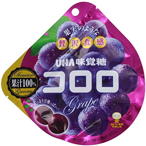 Japanese UHA Kororo Gummies - Grape Flavor 40g