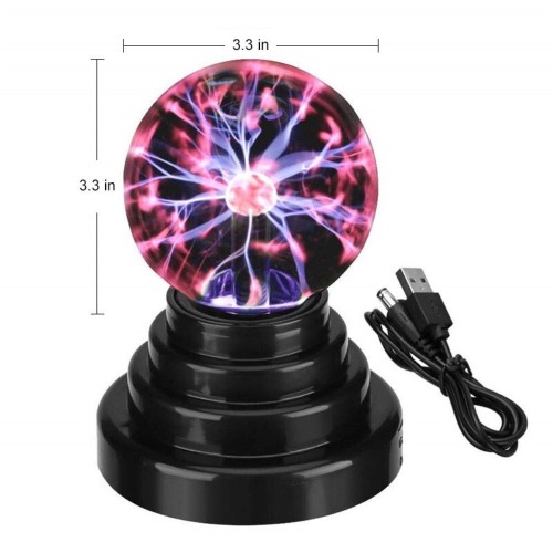 Atmosphere Glass Plasma Magic Ball 3" - Sound-Touch Sensitive