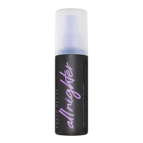 Urban Decay All Nighter Waterproof Setting Spray for Makeup - Face Mist Finishing Spray for Smudge-Proof Face Makeup with 16-Hour Wear - For All Skin Types (4 Fl Oz) - Full Size