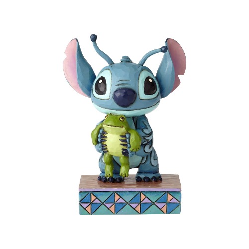 Disney Traditions Strange Life Forms Stitch with Frog Figurine