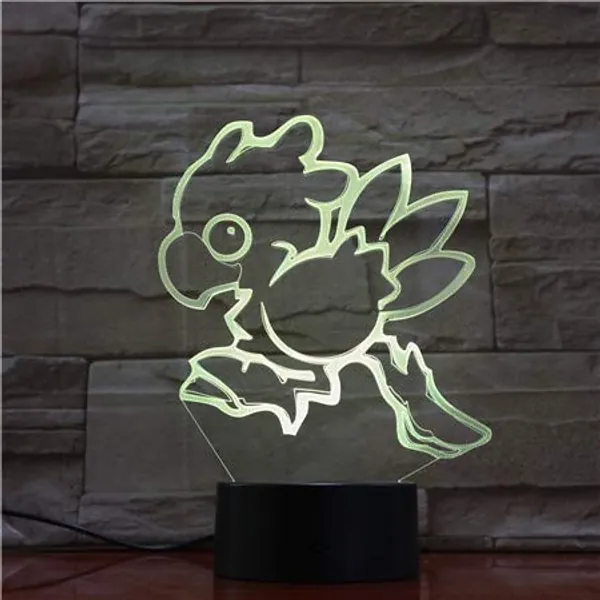 Led lamp Final Fantasy Chocobo kleurverandering USB nachtlampje en decoratie