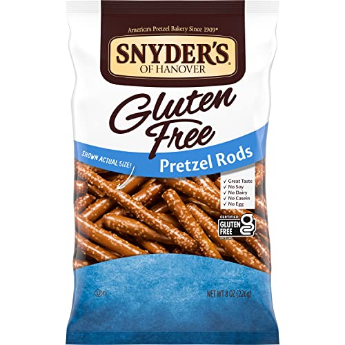 Snyder's of Hanover, Gluten Free Pretzels, 8 Oz - Original - 8 Ounce (Pack of 1)